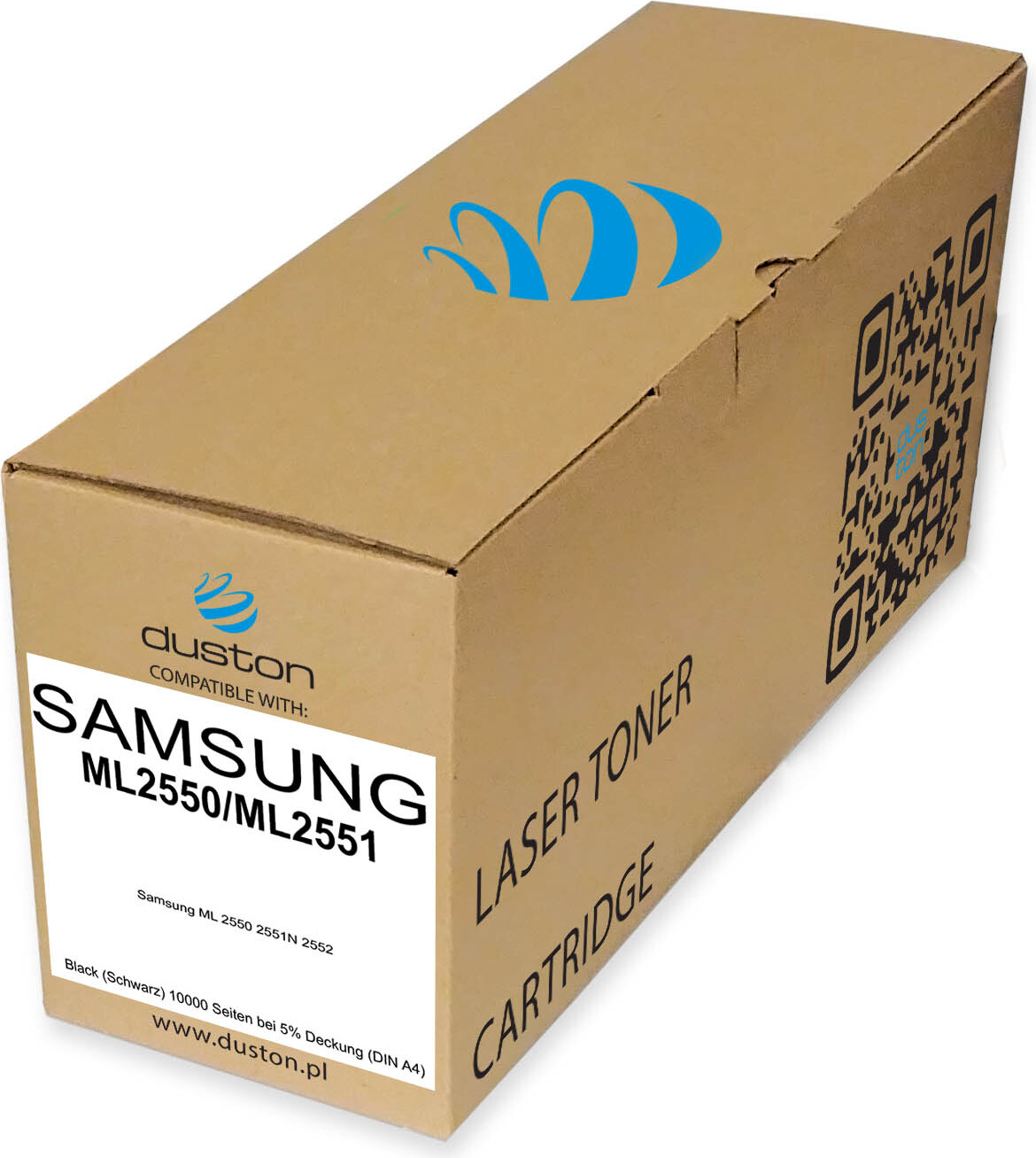 Toner ML2550/ML2551, ML-2550/2551 Tonerová kazeta do tlačiarne čiernej farby kompatibilná so Samsung ML 2550 2551N 2552
