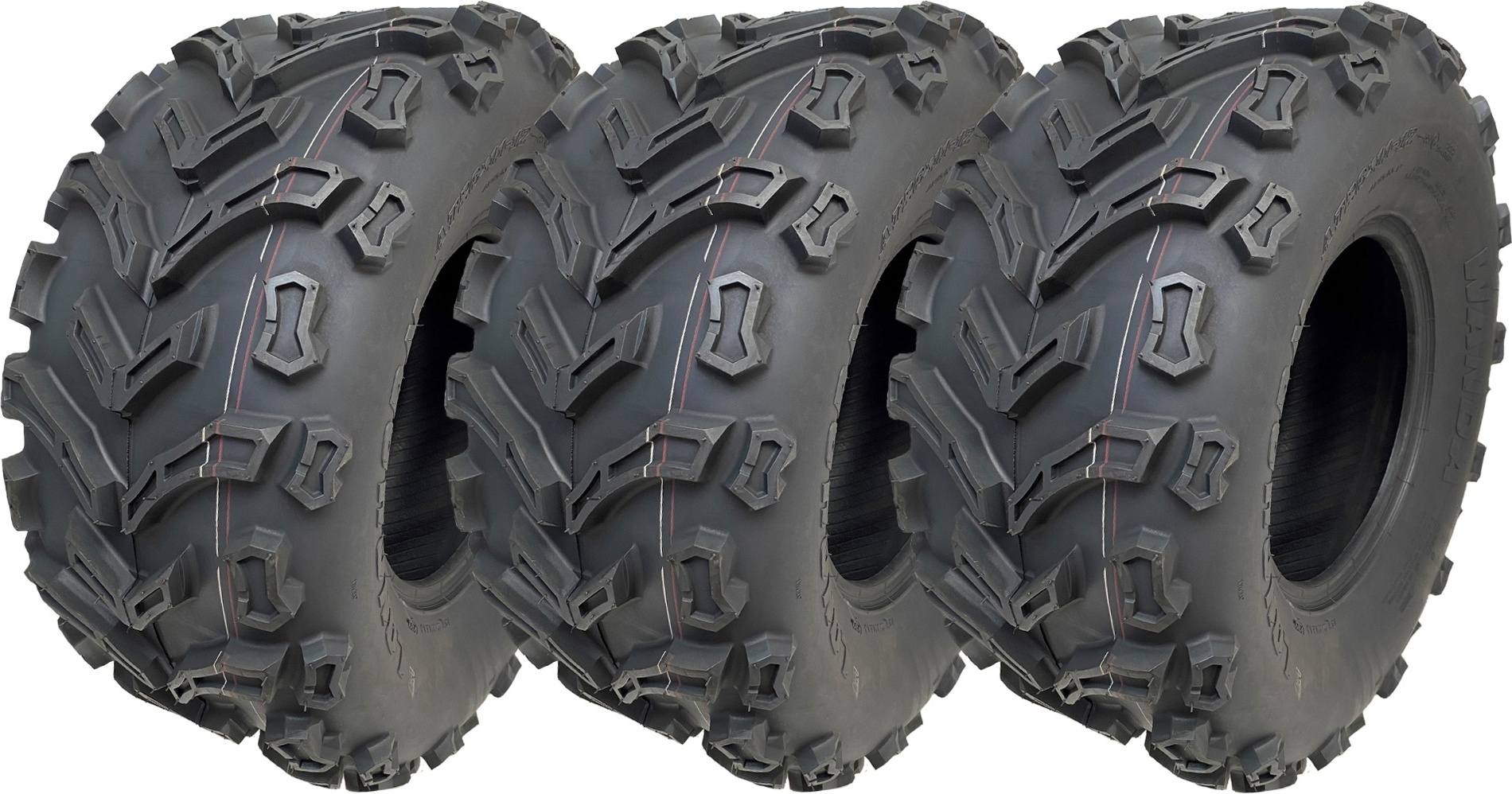 pneumatiky pre štvorkolky 26x11.00-12 6ply Wanda P3128 E-Marked Road Legal Tire (sada 3 kusov)