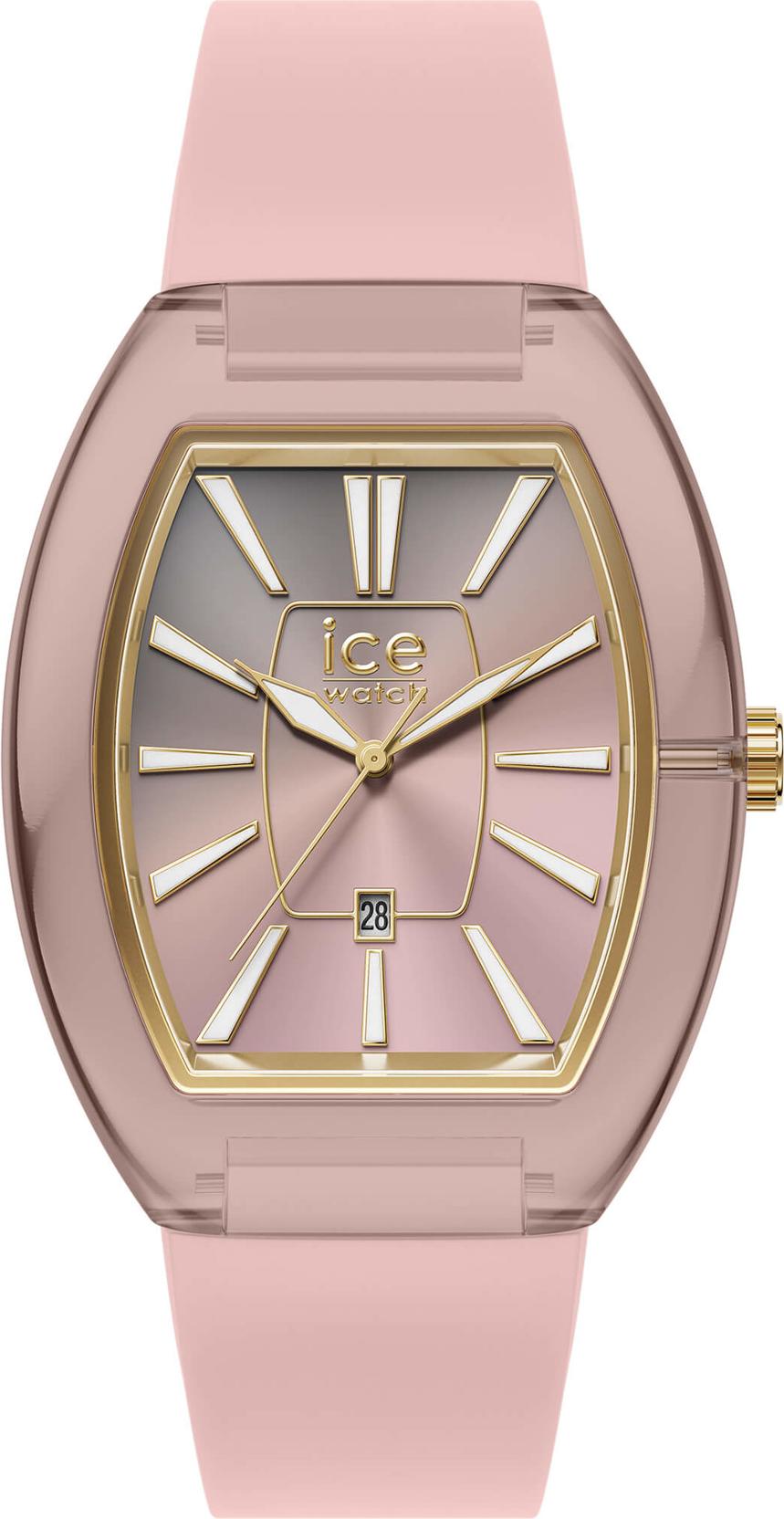 Hodinky Ice Watch Analog 'Ice Boliday - Dome - Soft Pink' Damen Uhr (Small) 025180