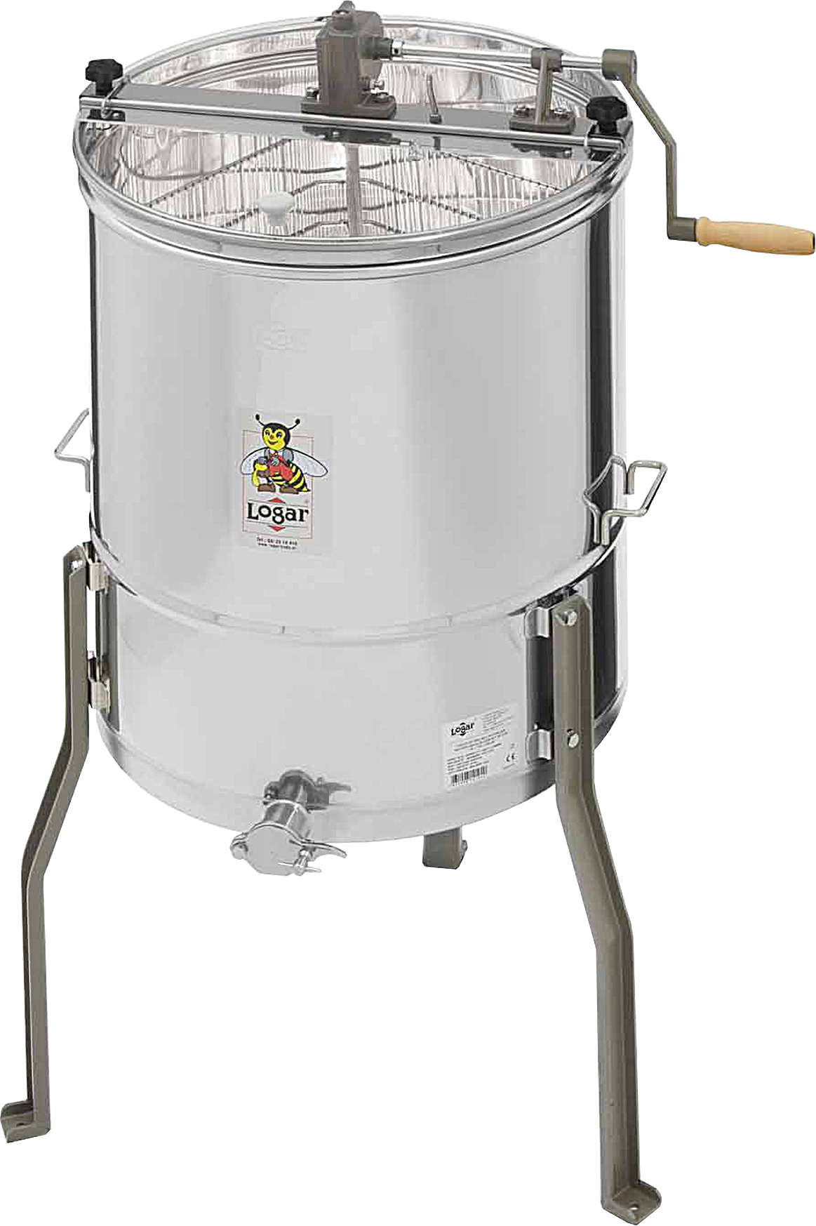 4/8-Rahmen-Honigschleuder Elektrisch – Edelstahl 201, 140W, 370 RPM, Durchsichtiger Deckel, Für Imker & Hobby, 220V