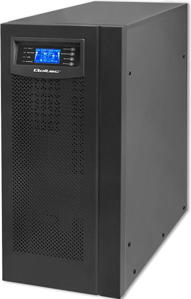 Qoltec Online-USV | Reine Sinuswelle | 6 kVA | 4,8 kW | LCD | USB 53982