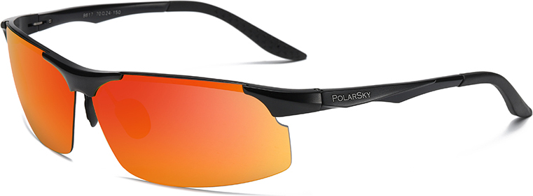 POLARSKY Sport-Sonnenbrille aus Aluminium