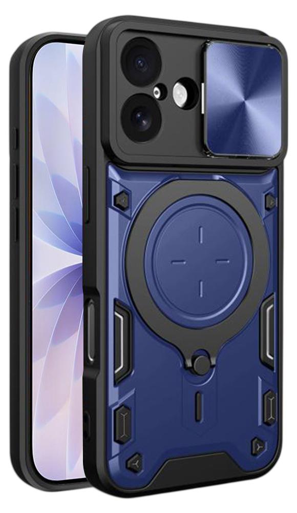 Techsuit – CamGuard Pro Hülle für iPhone 17 – blau
