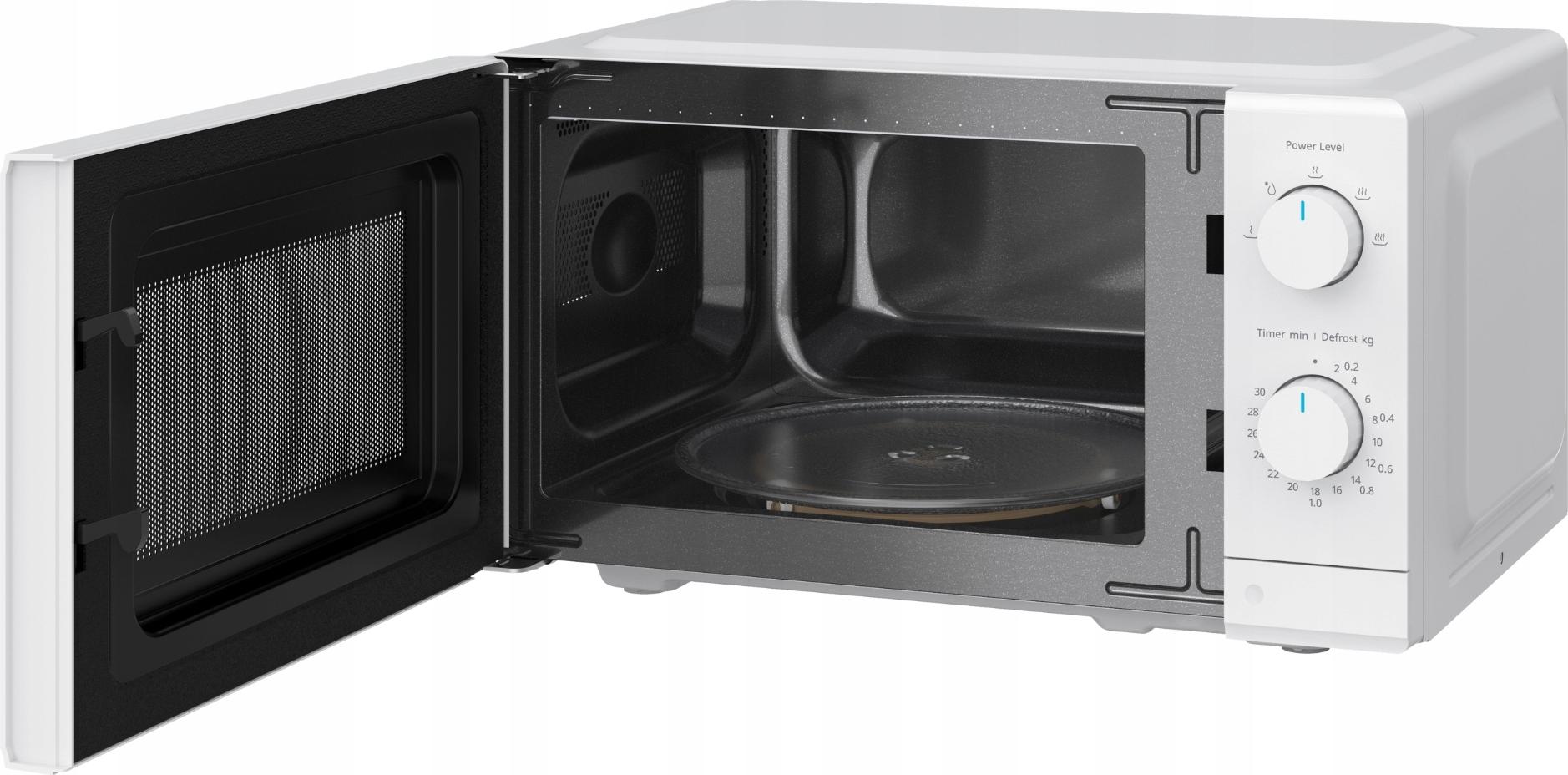 Mikrovlnka 700 W, 19 L, 5 Úrovní, Mechanické Ovládanie, Časované Rozmrazovanie