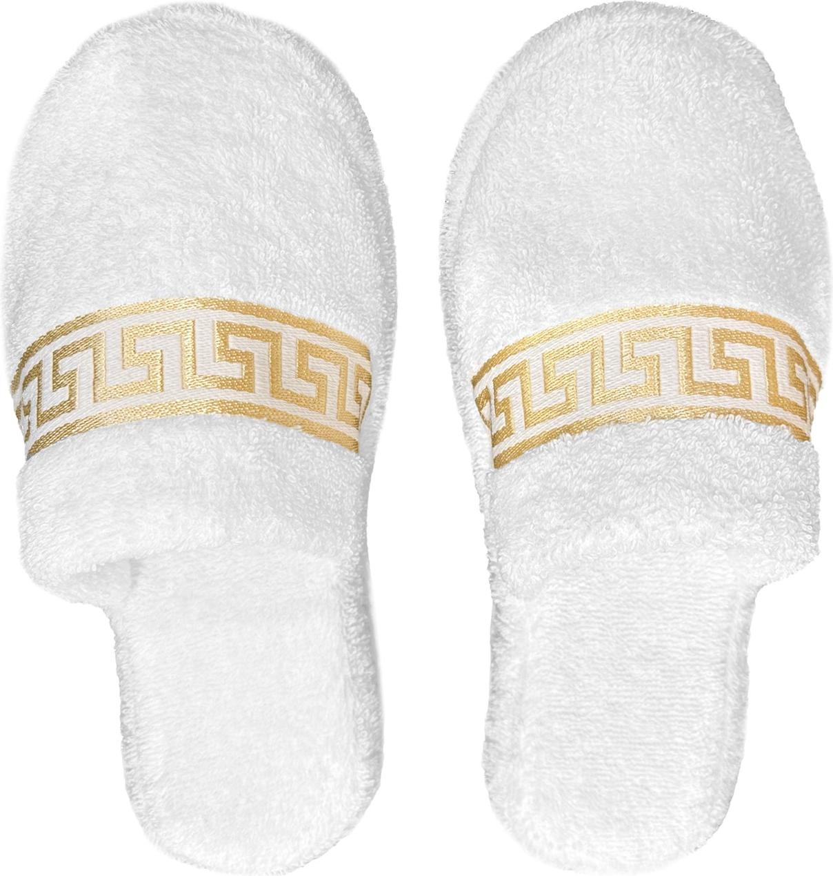 BELLE ARTI Hotelslipper weiss M - Gr 39 - 41