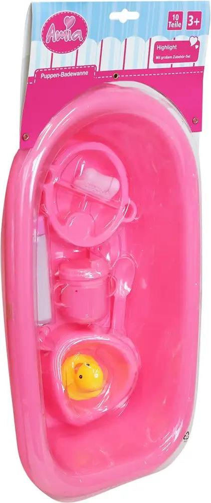 Amia Puppen-Badewanne mit Zubehör-Set 50418782