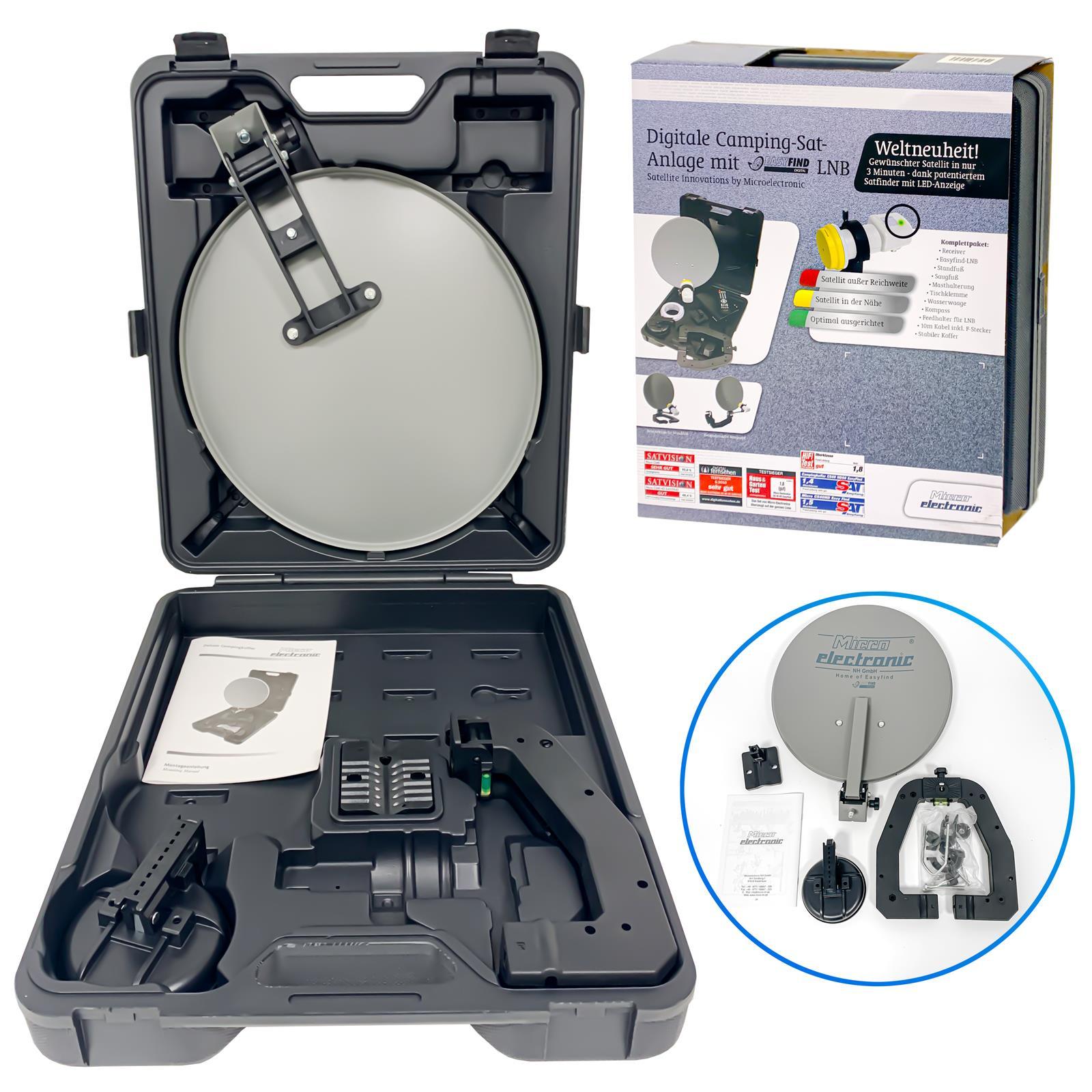 Micro electronic Sat Anlage CS40 für Camping im Koffer