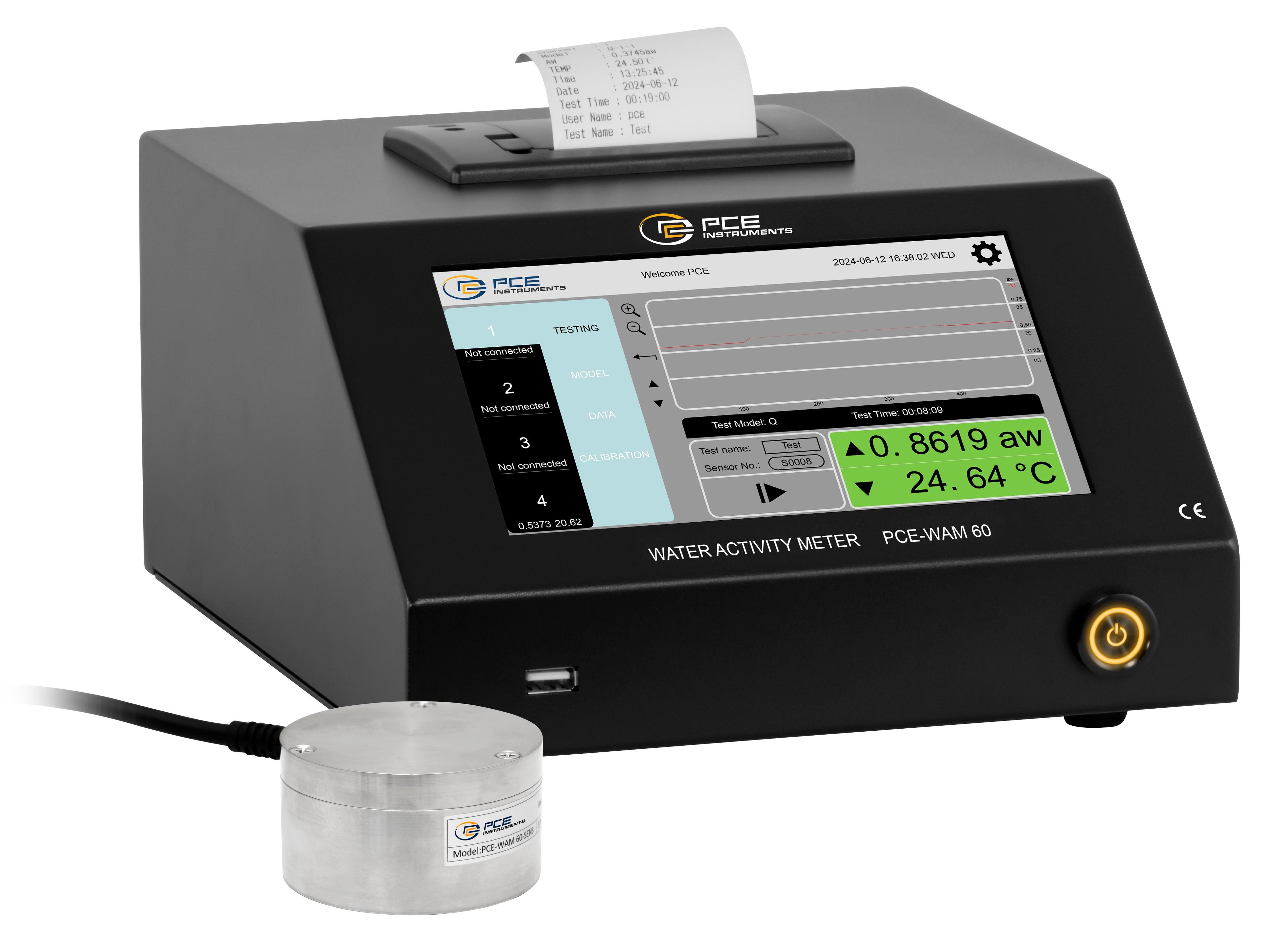 PCE Instruments Labor Messgerät für Wasseraktivität PCE-WAM 60