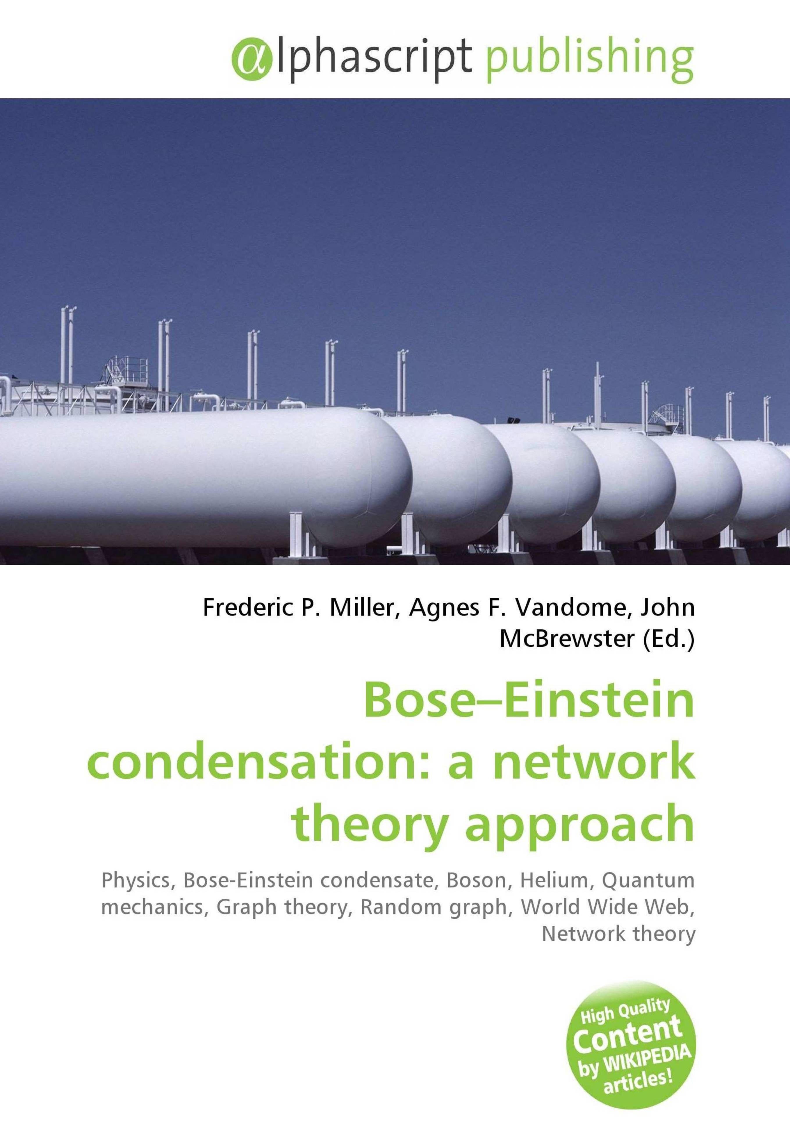 Sonstige Verlage Bose-Einstein condensation: a network theory approach