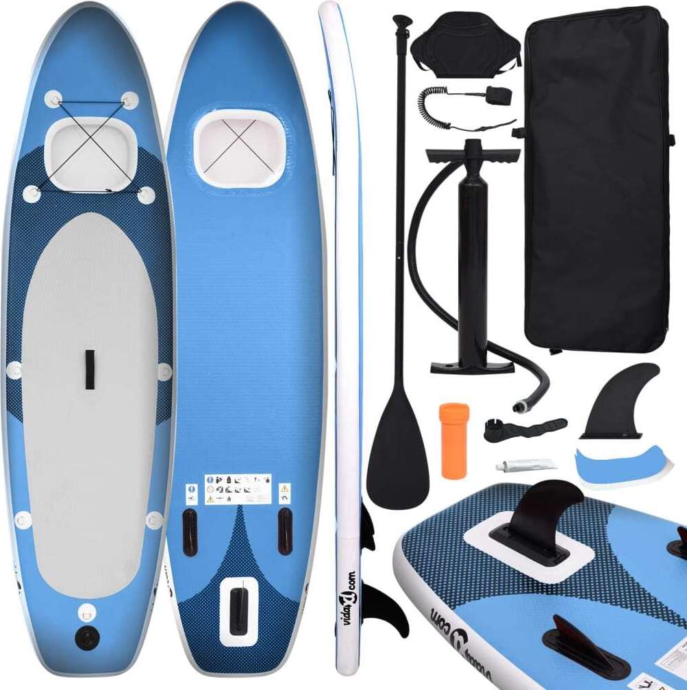 Nafukovací Stand up paddleboard morská modrý 330x76x10 cm