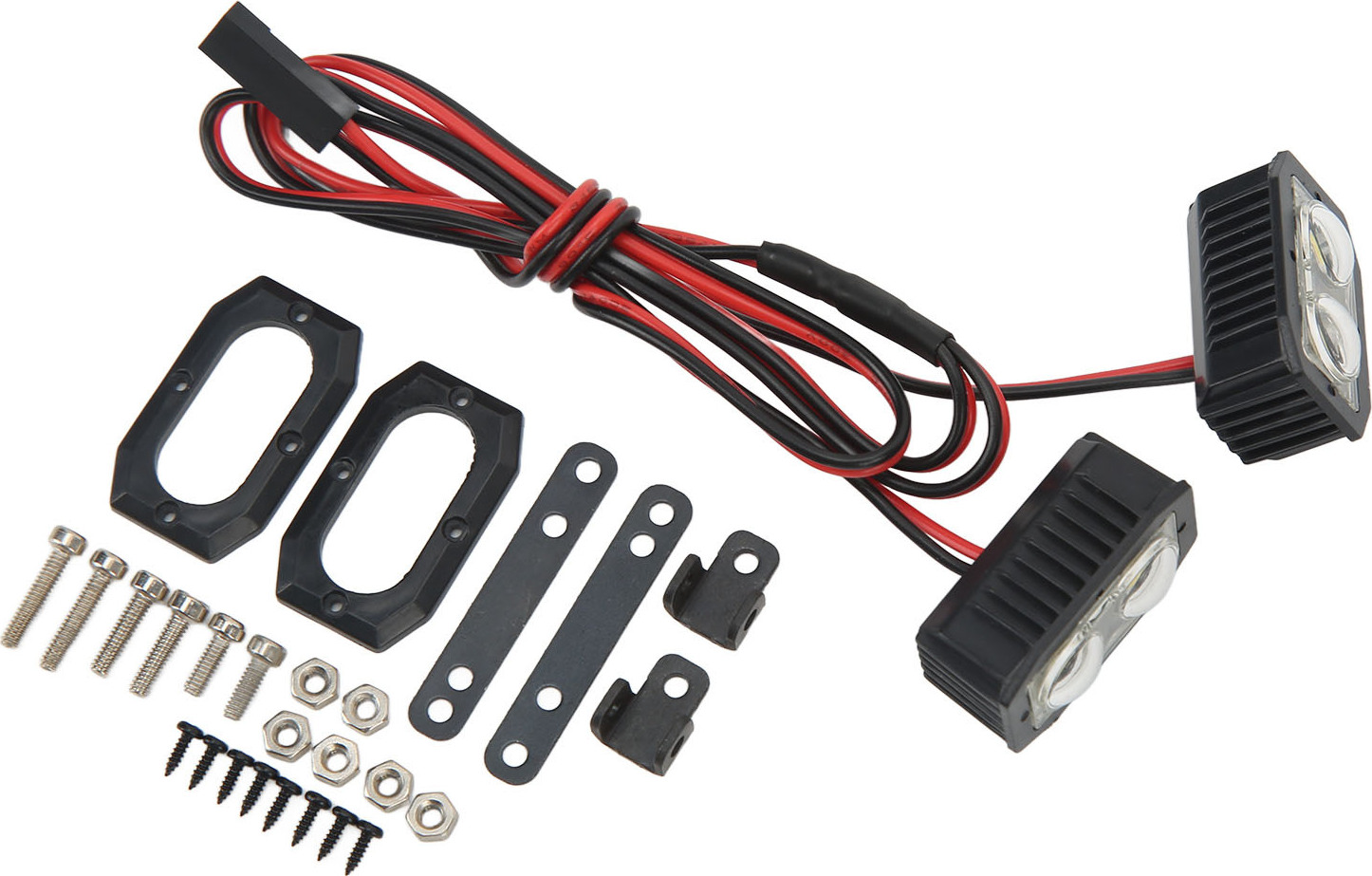 Cocosity RC Scheinwerfer,RC Auto Scheinwerfer für 1/10,RC LED Scheinwerfer,RC Auto LED Scheinwerfer,RC Spot Scheinwerfer,RC Zubehör