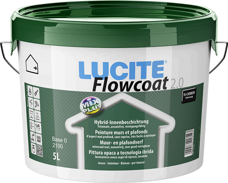 LUCITE® Flowcoat 2.0 Inhalt: 5 Liter weiß 7702498