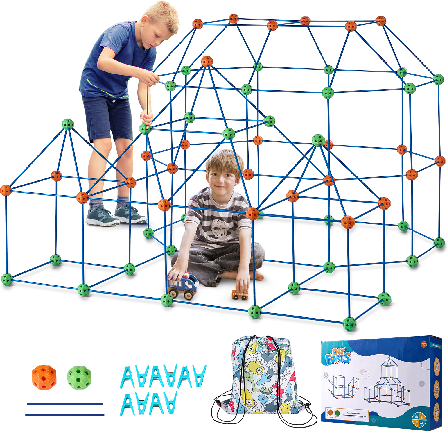 MakeDo Set Di Costruzione Space Pod  Strumenti Riutilizzabili Ad Alto Potenziale Creativo P1016