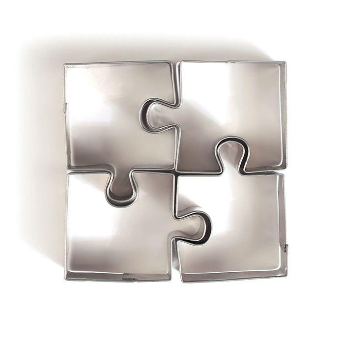 Ausstecher/Ausstechform "PUZZLETEIL" 9 cm Puzzle