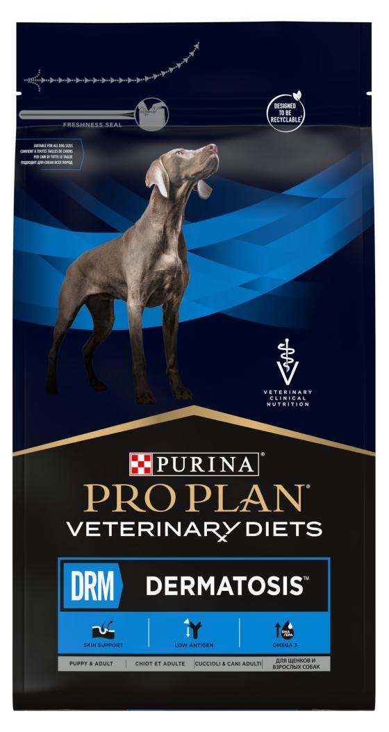 Tierärztliche Diäten DRM Dermatose Hundegetränke - Proplan