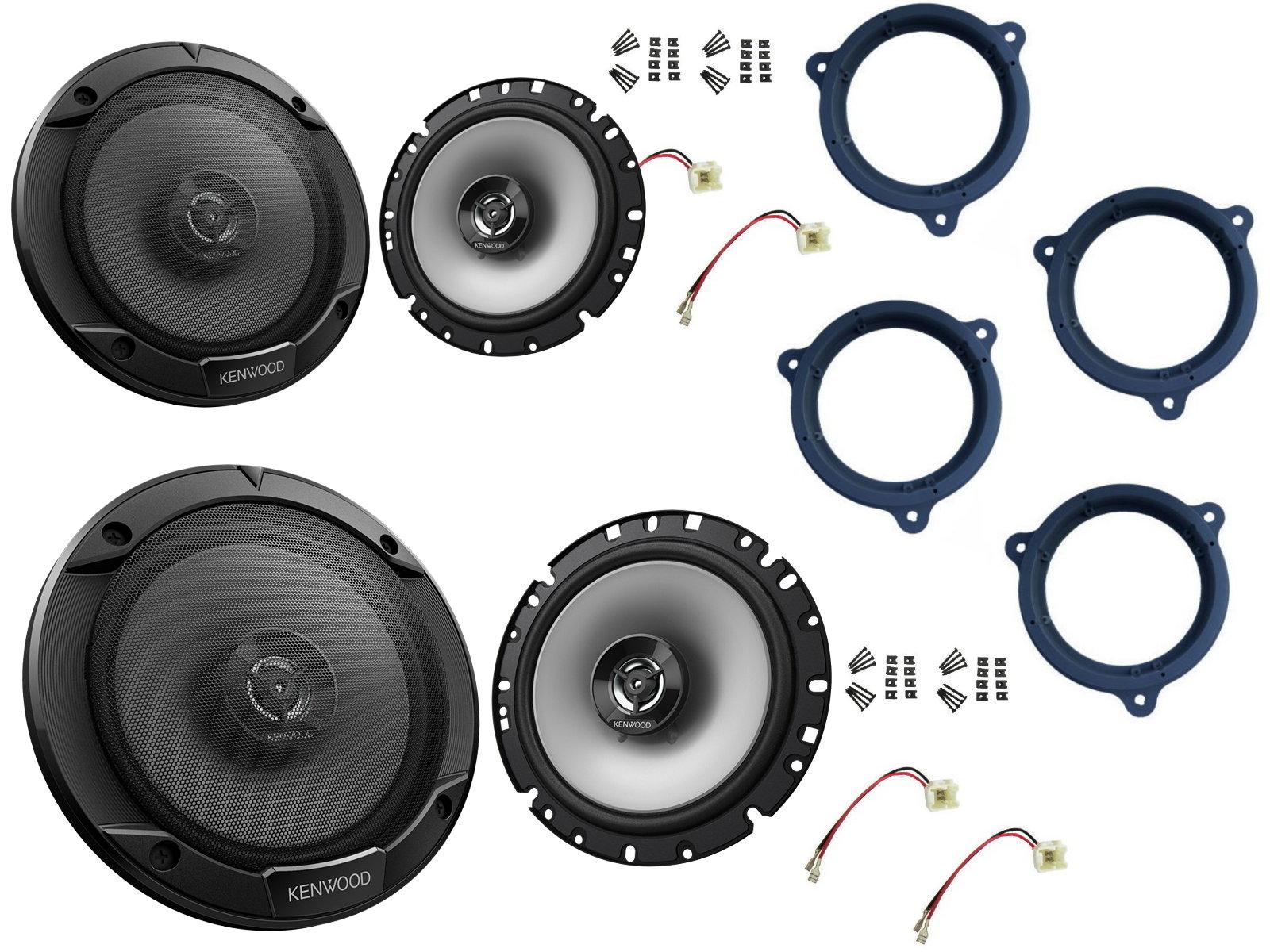 DSX Kenwood Lautsprecher für Dacia Sandero Stepway SD Baujahr 2013 - 2020Tür vorne und hinten 600 Watt daciasanderostsdvohi17661766