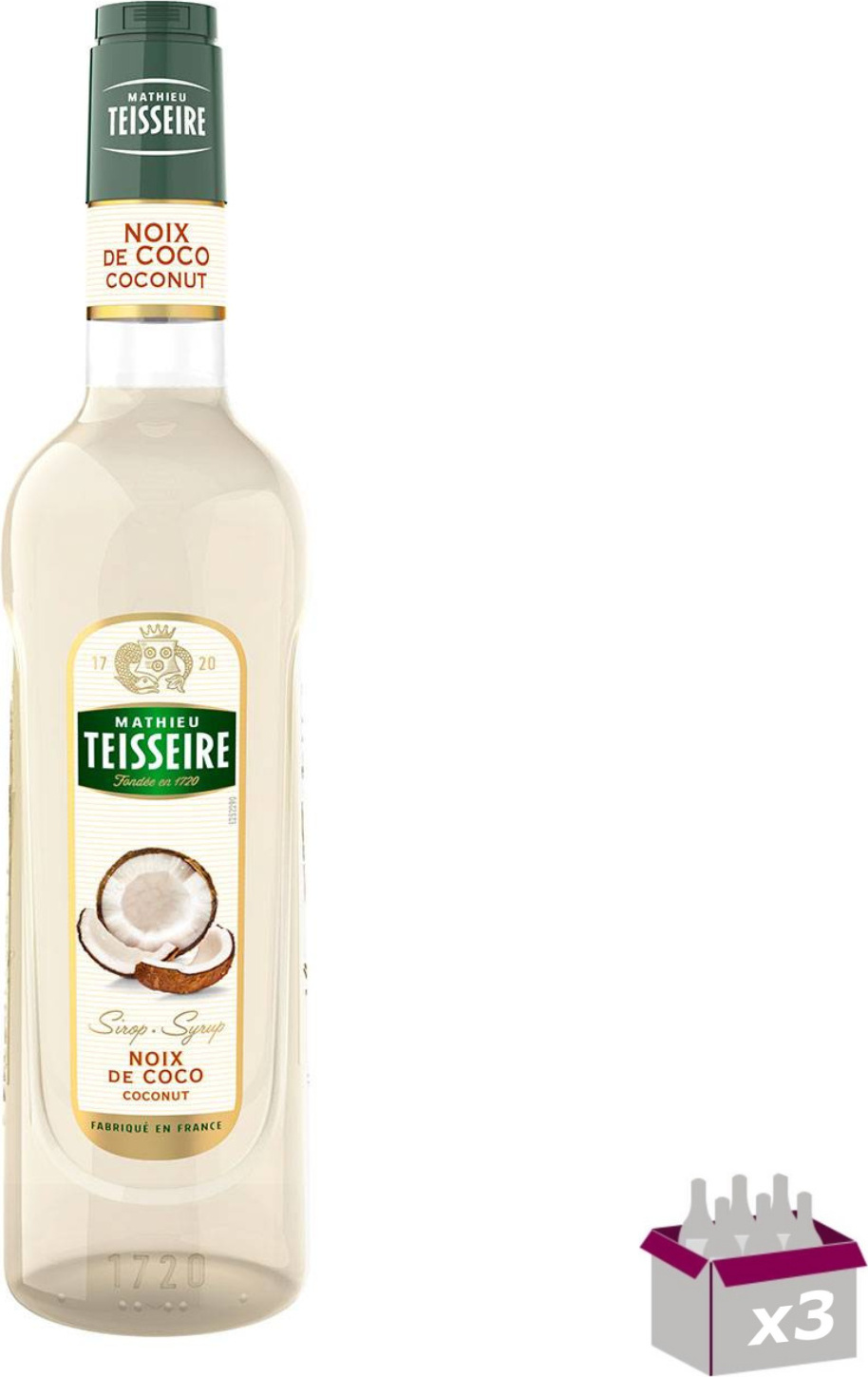 Los 3 - Teisseire - Kokossirup - 70cl