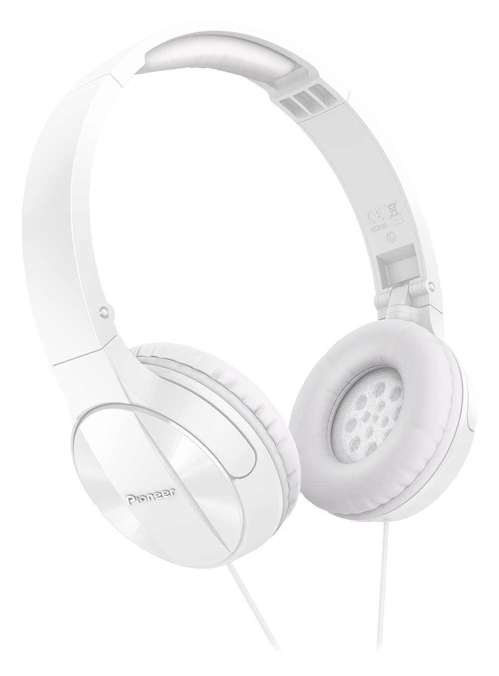 Pioneer SE-MJ503, Kábel, 10 - 24000 Hz, Hudba, 126 g, Slúchadlá, Biela