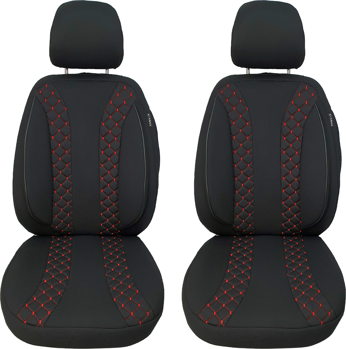 BREMER SITZBEZÜGE Schonbezüge Sitzbezüge für Hyundai Nexo Bj ab 2018 in Schwarz/Rote Naht N302