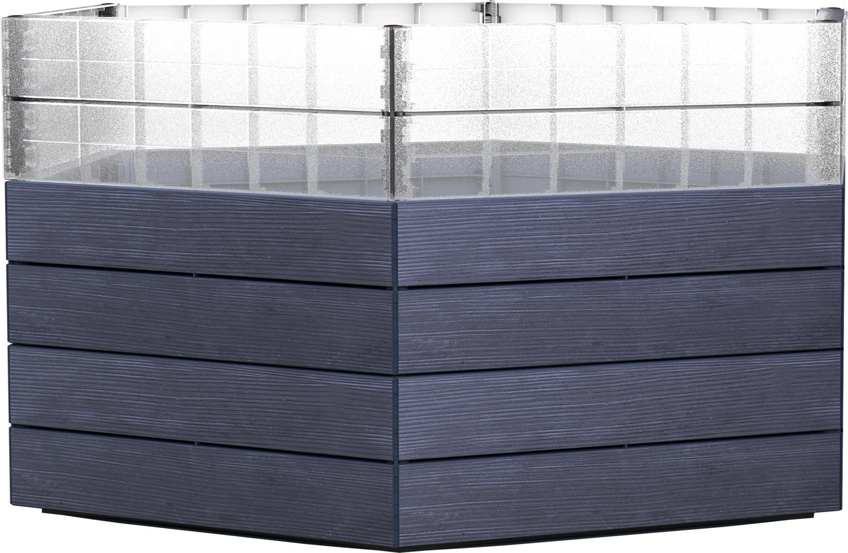 Garantia Ergo Turbo Hochbeet XL 75 + Wachstumsmodul Farbe wood, 145x125 cm 3232458