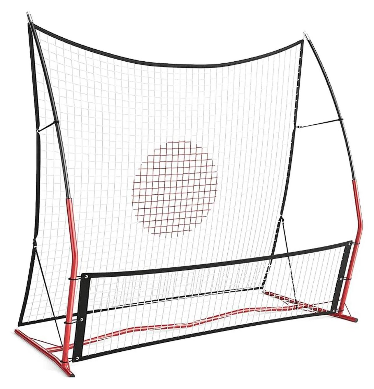 StarTech Fußball Rebounder Netz - Klappbares Trainingsnetz - Beidseitig - Für Schuss- und Passübungen - Für Techniktraining