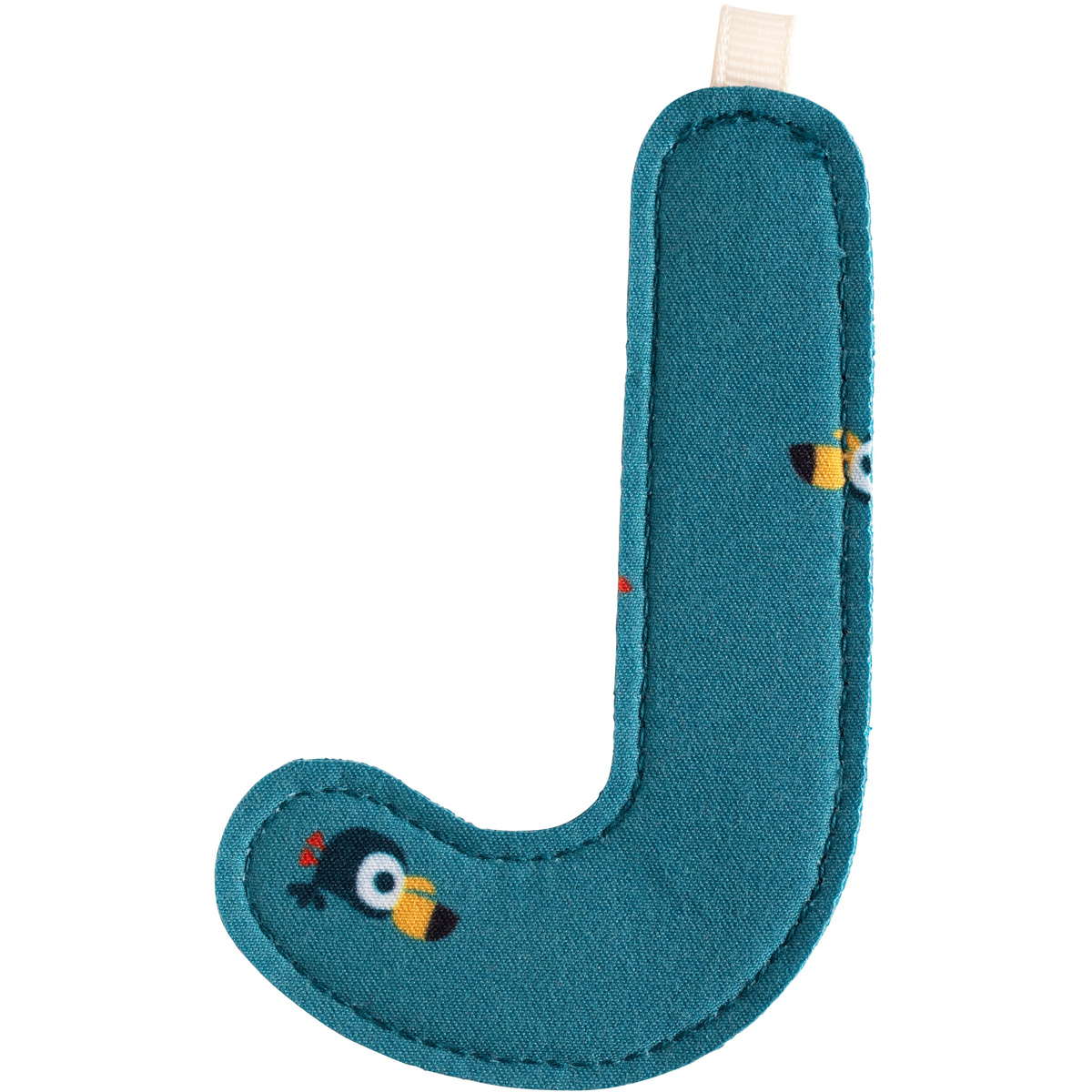 LILLIPUTIENS Lilliputiens - Stoffbuchstabe J (6 St.) blau 86720
