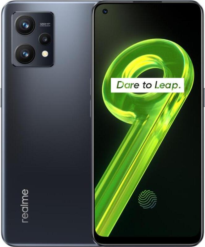 realme 9 4G 16,3 cm (6,4 palca) Dual SIM Android 12 USB Type-C 128 GB 5000 mAh Čierna