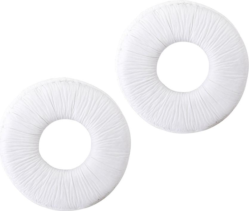 náhradné ušné vankúšiky 70MM biele ušné vankúšiky, vysoká elasticita, príslušenstvo k počítaču