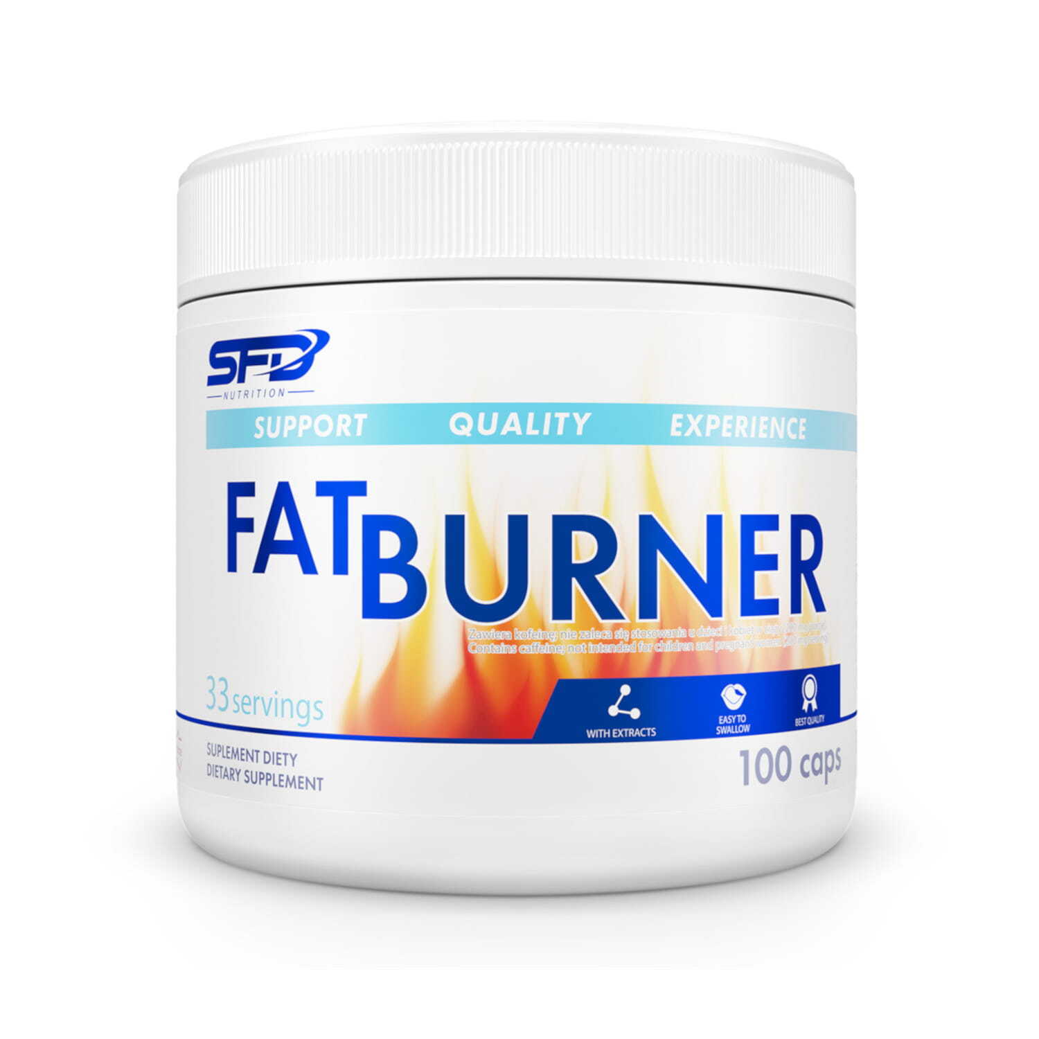 SFD S. A. Sfd Fat Burner 100 Capsules - Effective Weight Loss Supplement