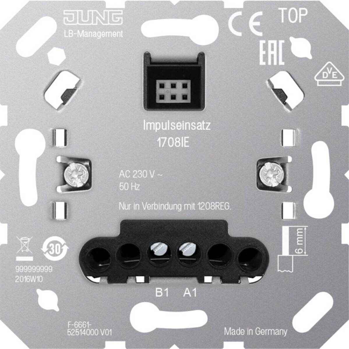 JUNG Impulsgeber-Einsatz Basis UP 1708IE