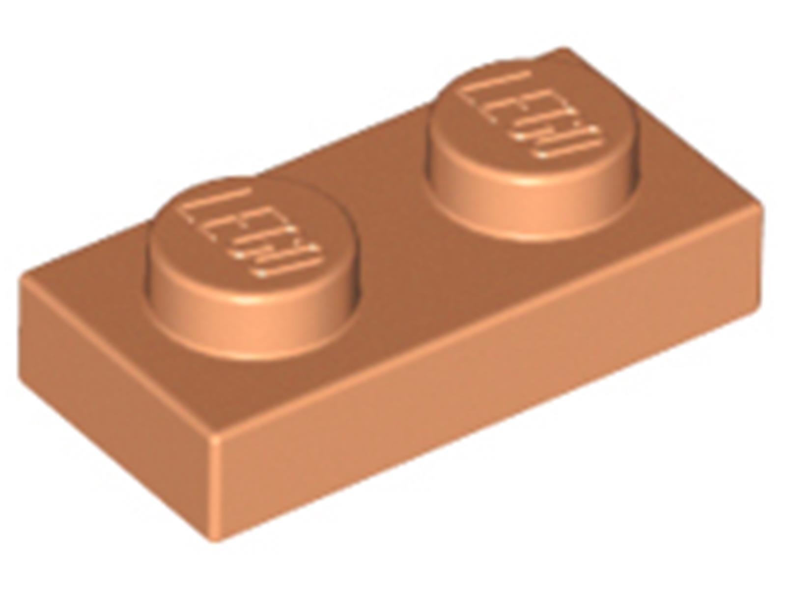 Lego® 1x 1x2 Platten 3023 - Plate Nougat - Nougat 3023-1-Nougat-037