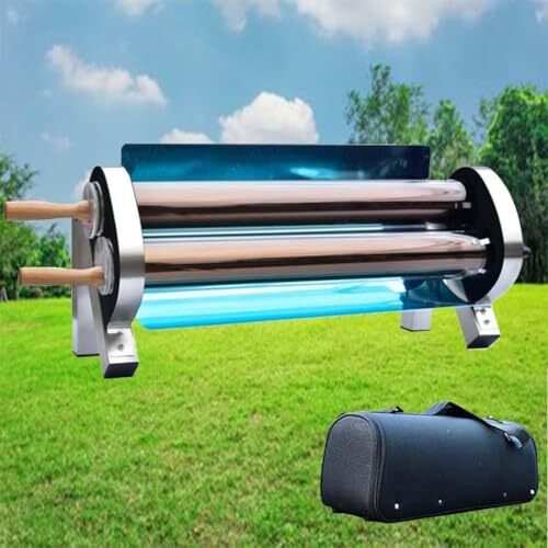 Wrobelax Tragbarer Solarofen, solarbetriebener Grill, 2,6 l Solarkocher mit großer Kapazität, für 3–5 Personen, Solargrill, Rucksackreisen, Camping, Reisen