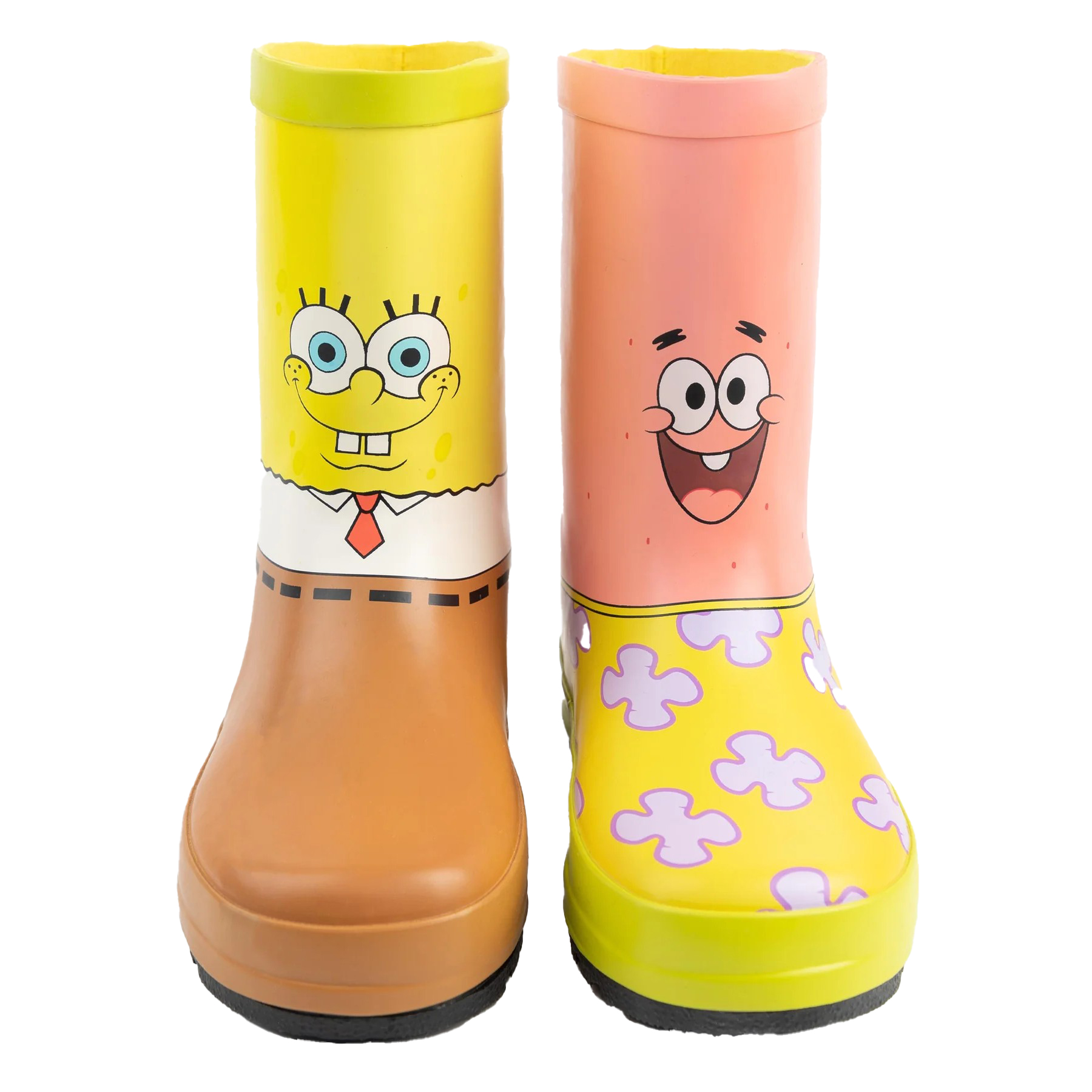 SpongeBob SquarePants - Detské záhradné gumáky, obrázok NS7148 (30 EU) (Yellow/Pink/Brown)