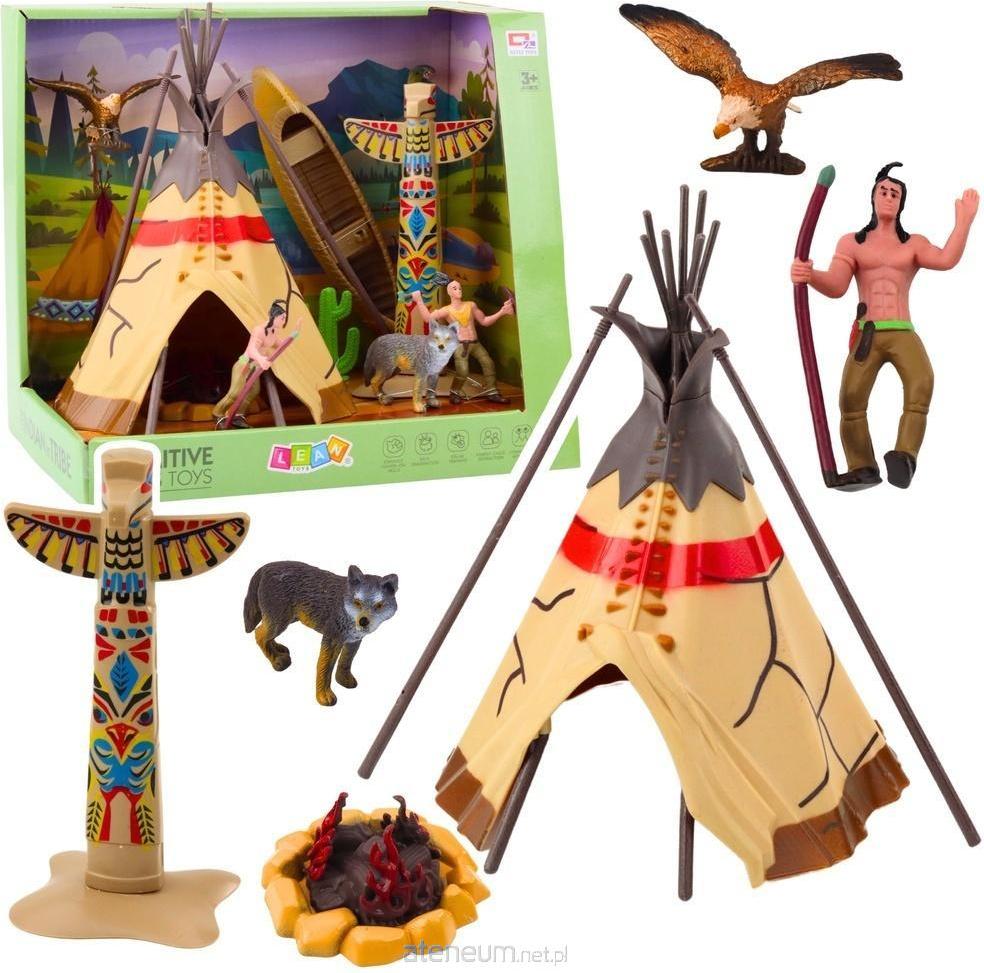 Leantoys Indianerdorf Figurenset Indianer