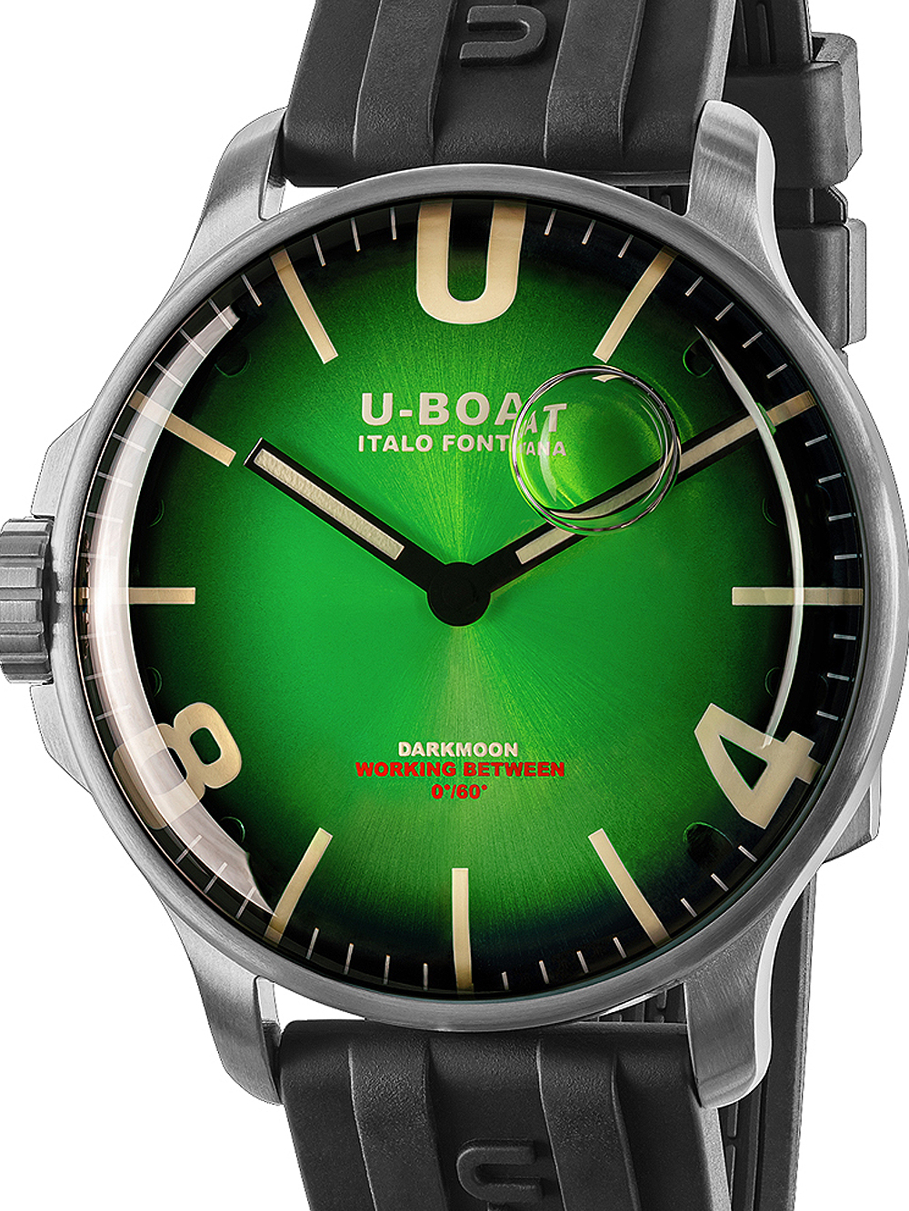 Pánske hodinky U-Boat 8702/B Darkmoon Green SS Soleil