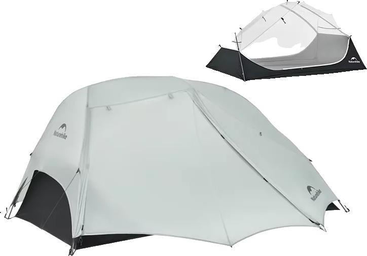 OEM Zelt, ultraleicht, wasserdichtes Design, Grau 4838