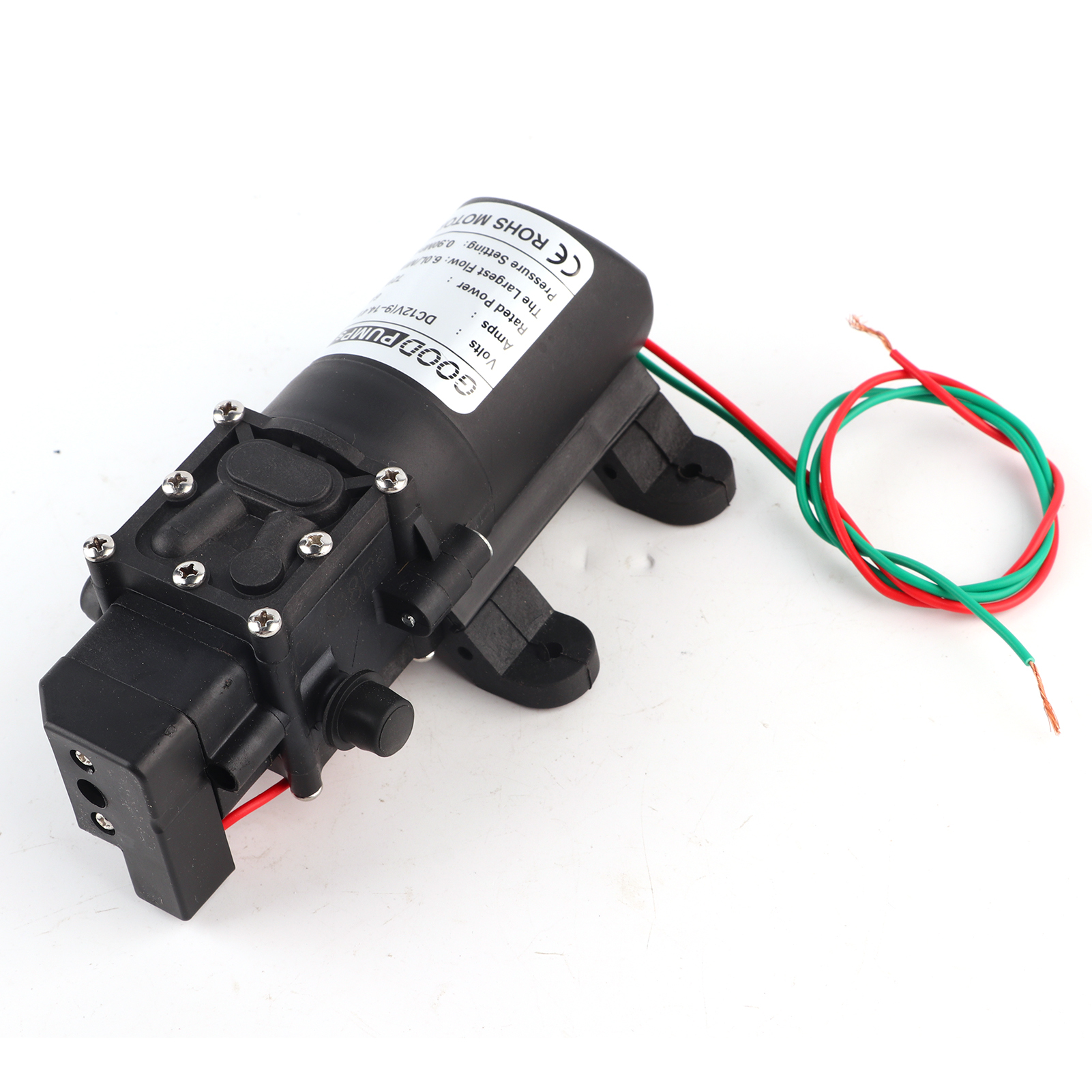 Cocosity Membranpumpe,Mikro-Membranpumpe,Membran-Wasserpumpe,Gerades Rohr Membranpumpe,6.0L/MIN Membranpumpe,0.9MPA Membranpumpe,12V 72W Membranpumpe