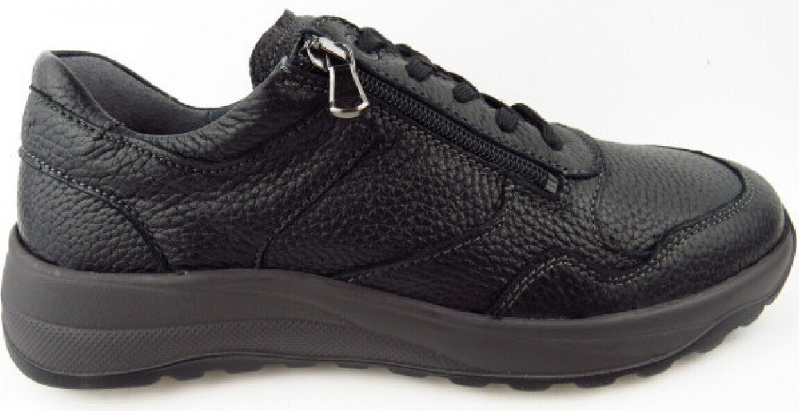 Waldläufer K-Ira Damen Schnürschuhe Rot - Hirschleder Mit Luftpolstersohle Größe 5.5