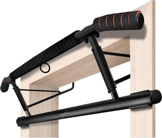 Famanu Klimmzugstange für Türrahmen - Hohe Tragfähigkeit bis 200 kg - 20 cm höher für mehr Bewegungsfreiheit SHSHOP