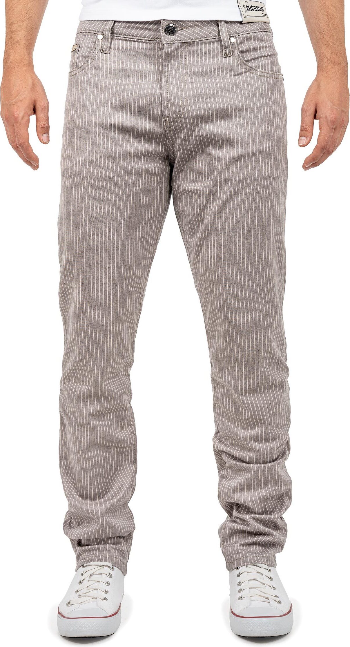Cipo & Baxx Herren Stoffhose CD841 Grau W32/L32
