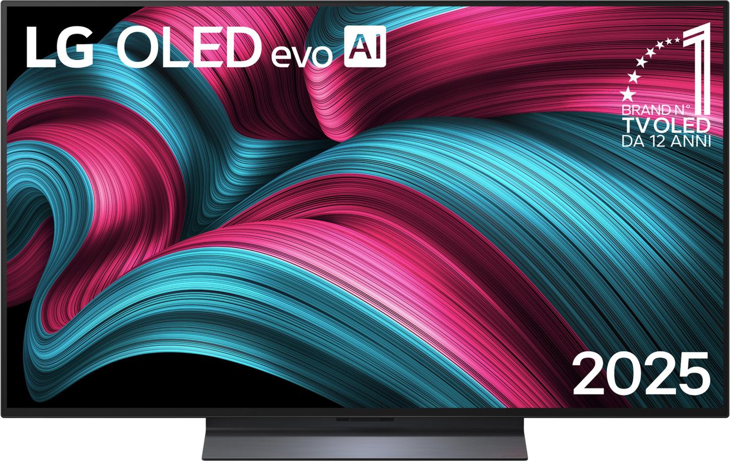 LG OLED evo AI OLED48C55LA, 121,9 cm (48"), 3840 x 2160 px, OLED evo, Smart TV, Wi-Fi, Čierna