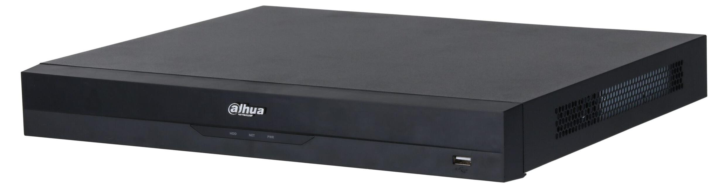 Dahua DHI-NVR2216-16P-I2 16-Kanal-AI-NVR-Recorder mit 16 PoE-Anschlüssen, 2 Festplatten und 4K-WizSense 47053