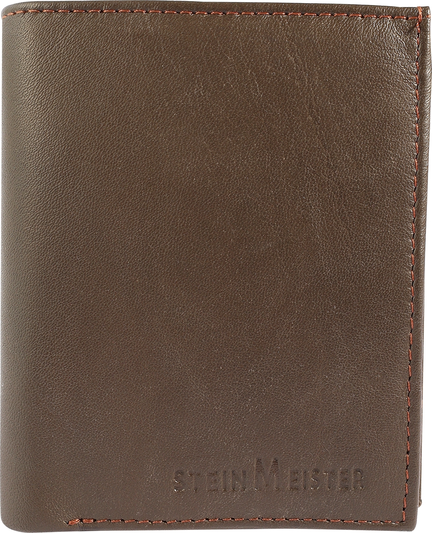Steinmeister Herren Geldbörse aus Echtleder, Hochformat