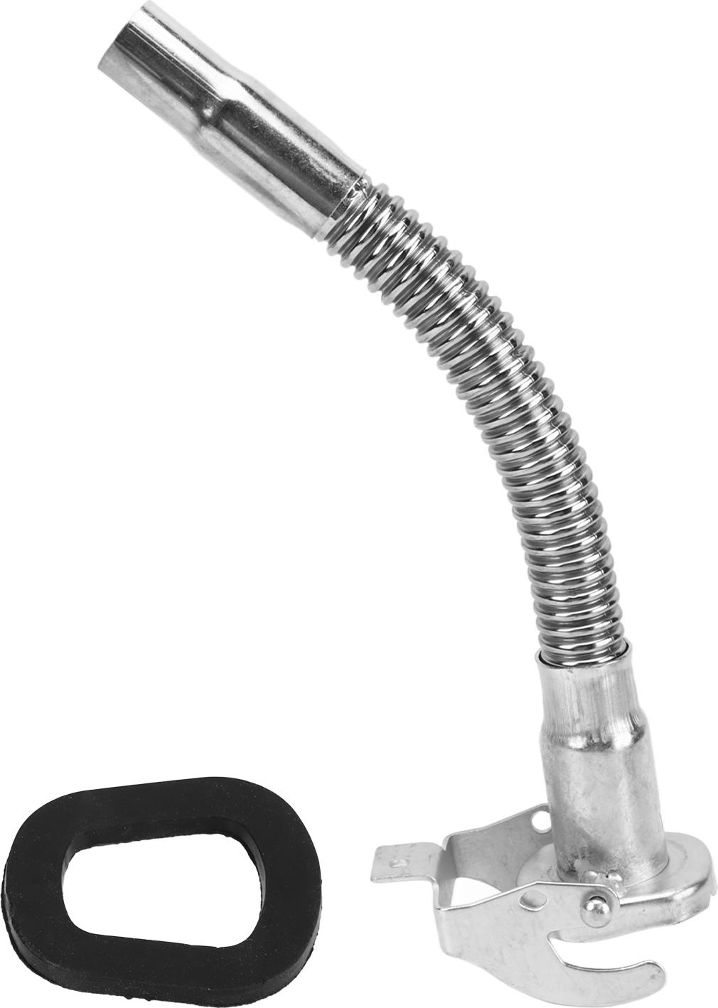 Gistuch Edelstahl-Gasauslaufdüse, 29,5 cm lang, flexibel, für Flaschen im amerikanischen Stil, 5 l, 10 l, 20 l