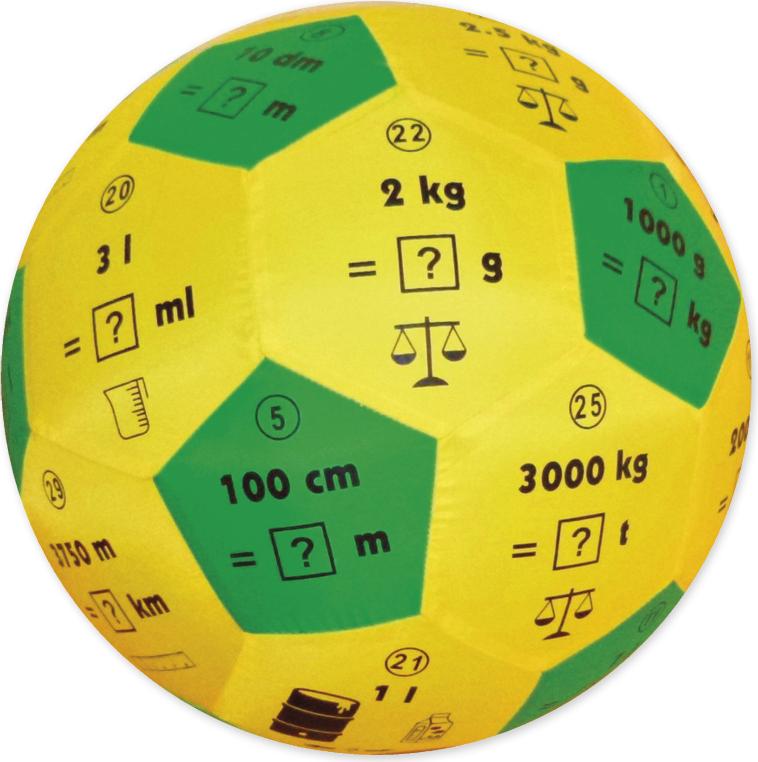 Handelsagentur Sieboldt HANDS ON Lernspielball Maßeinheiten