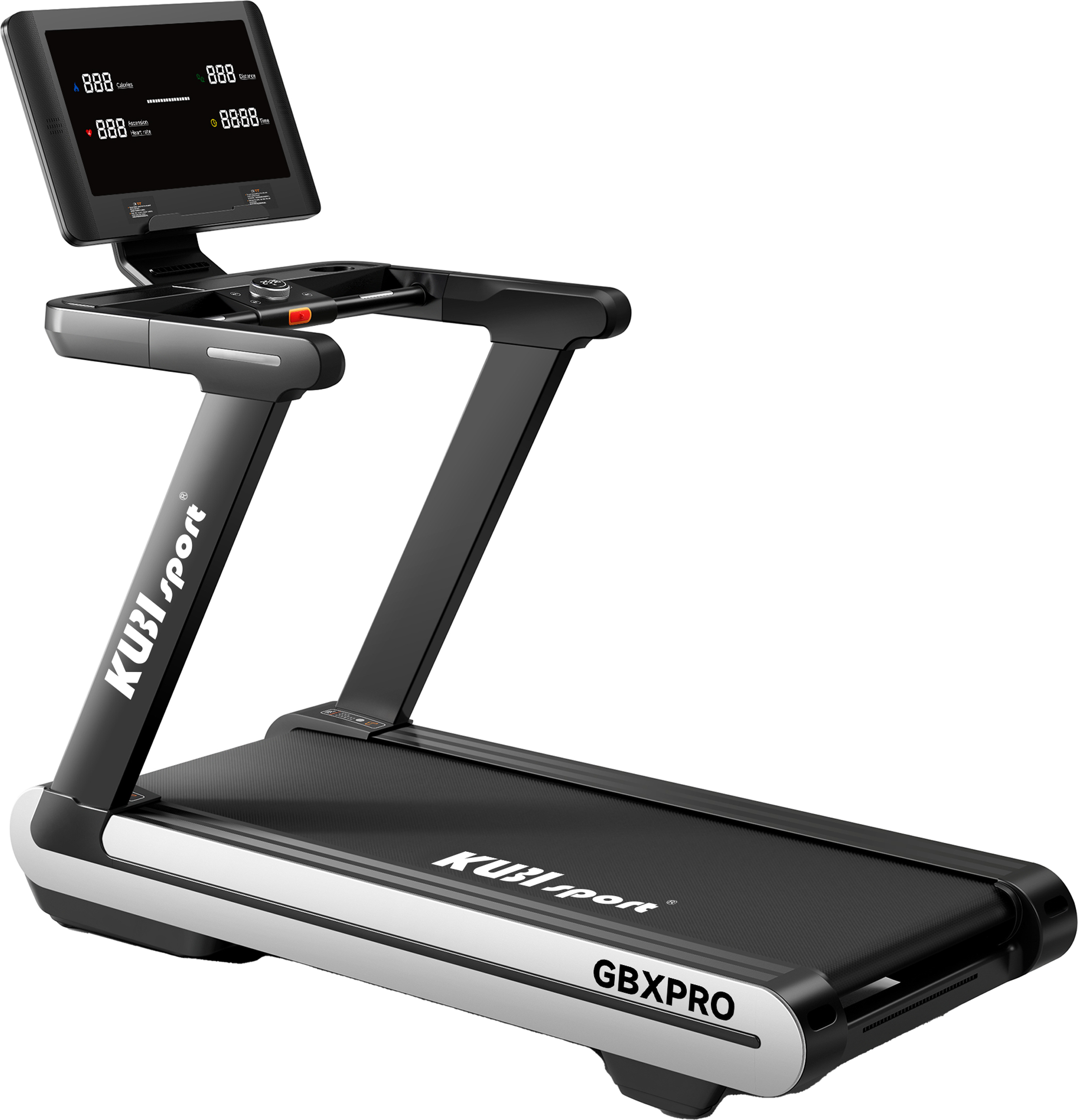 Laufband mit extra großer Lauffläche und GBXPRO Mobile App-Konnektivität