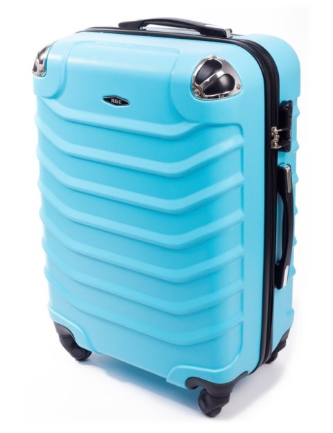 ShopJK Reisekoffer ABS 730, Farbmuster: hellblau L ABS730SMAZL
