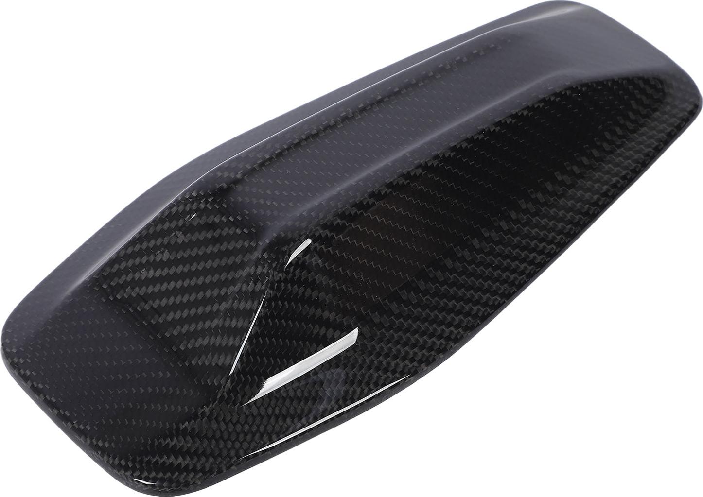 Gistuch Kohlefaser-Dachantennenabdeckung, dekorative Antennenbasis in Haifischflossenform, Autooberteil für M3 G80 2021–2024