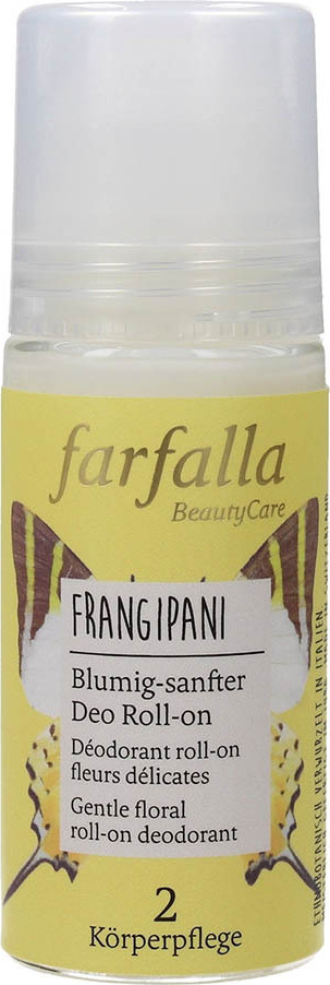 Farfalla Frangipani, Blumig-sanfter Deo Roll-on Bio 50ml KPDRFR
