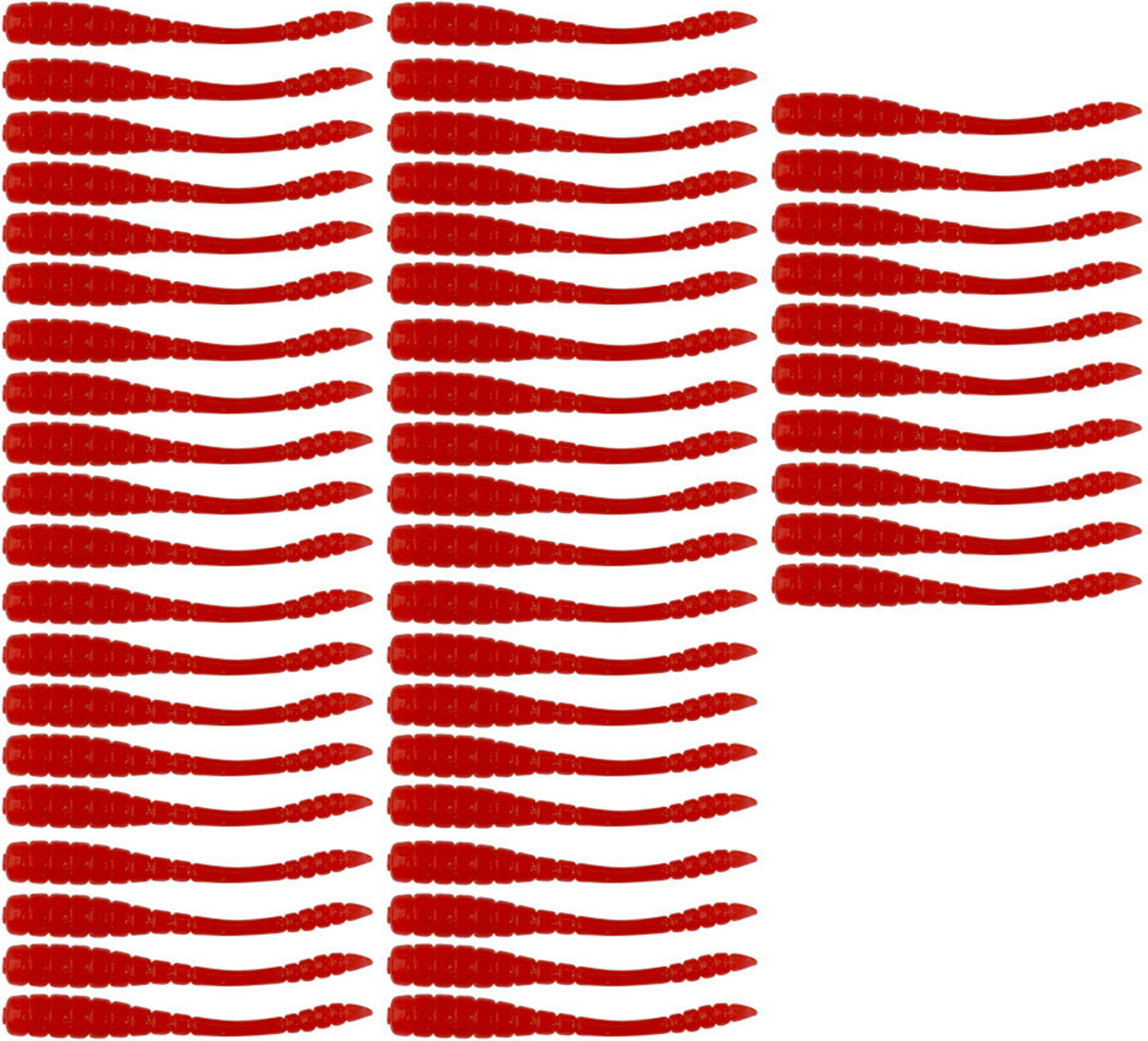 Bremen 50 Teile/satz 4CM/0,4G Weicher Wurmköder Realistische Bionic Spiral Maggot Künstliche Bunte Wurmköder Süßwasser Salzwasser Angelzubehör 4339262